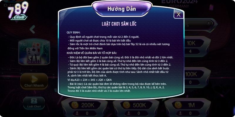 Đọc kỹ luật để hiểu rõ trò chơi